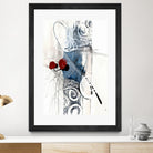 Jardinage by Sylvie Cloutier on GIANT ART - red abstract