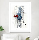 Jardinage by Sylvie Cloutier on GIANT ART - red abstract