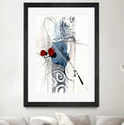 Jardinage by Sylvie Cloutier on GIANT ART - red abstract