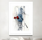 Jardinage by Sylvie Cloutier on GIANT ART - red abstract