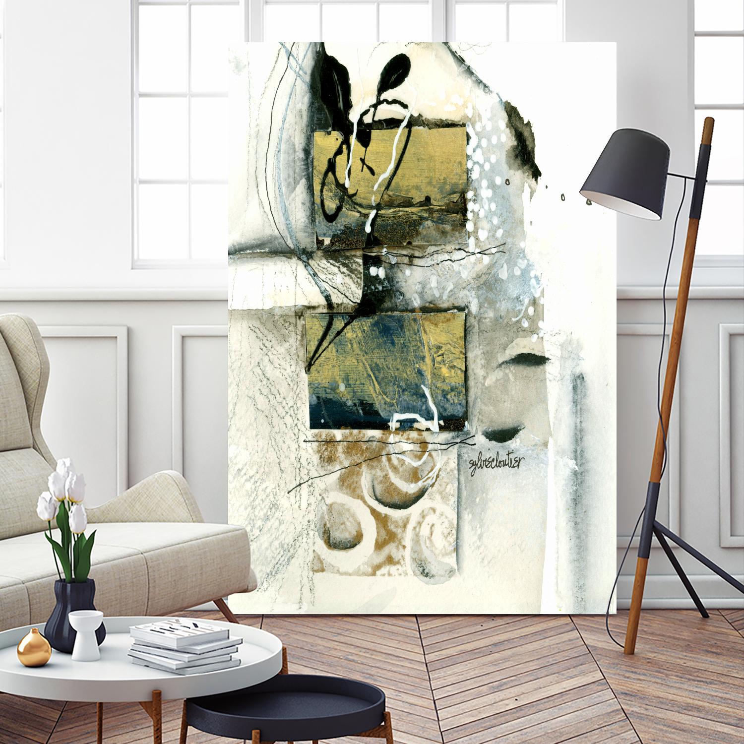 Issue by Sylvie Cloutier on GIANT ART - grey abstract