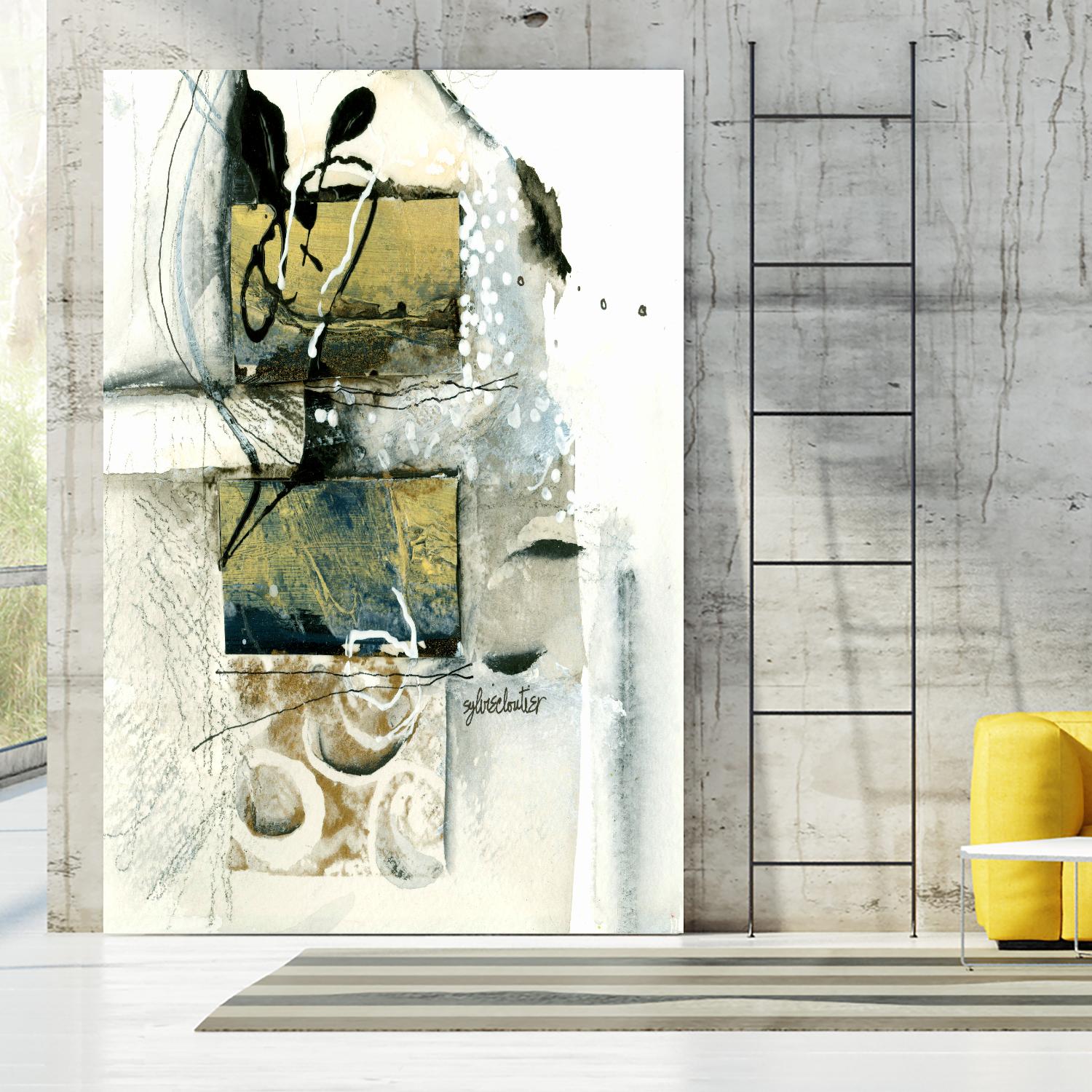 Issue by Sylvie Cloutier on GIANT ART - grey abstract