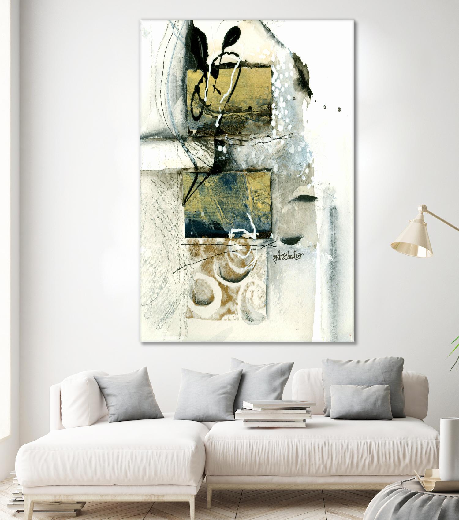 Issue by Sylvie Cloutier on GIANT ART - grey abstract