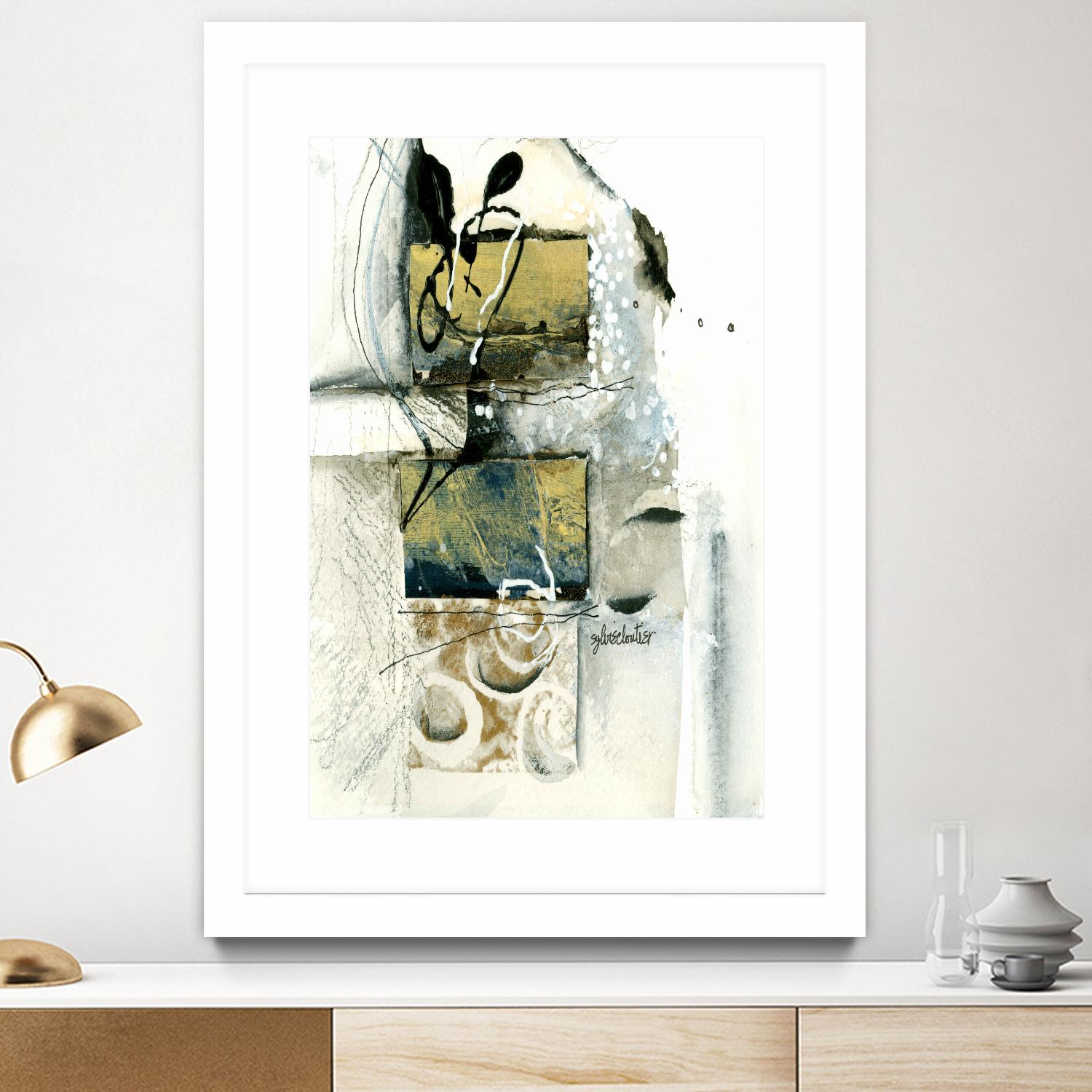 Issue by Sylvie Cloutier on GIANT ART - beige abstract