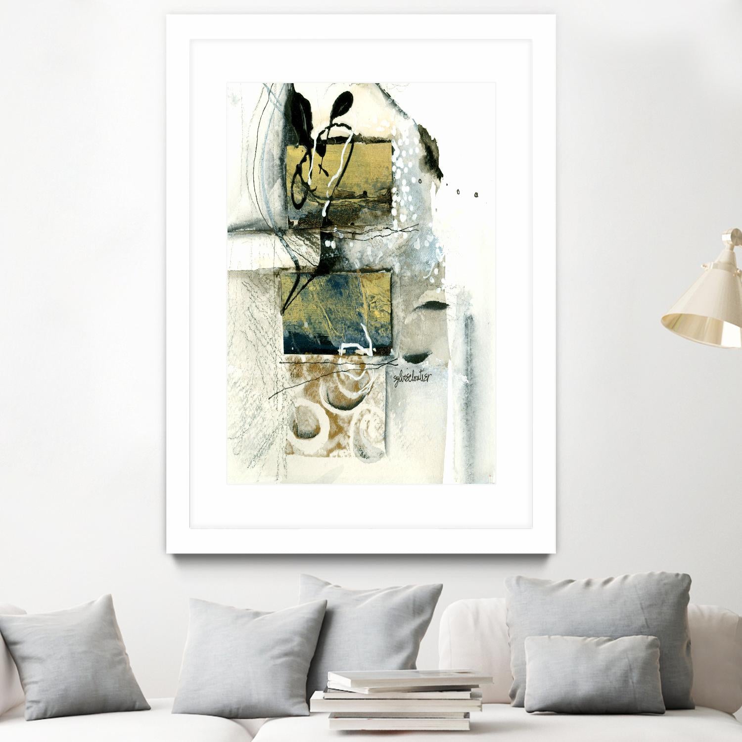 Issue by Sylvie Cloutier on GIANT ART - beige abstract