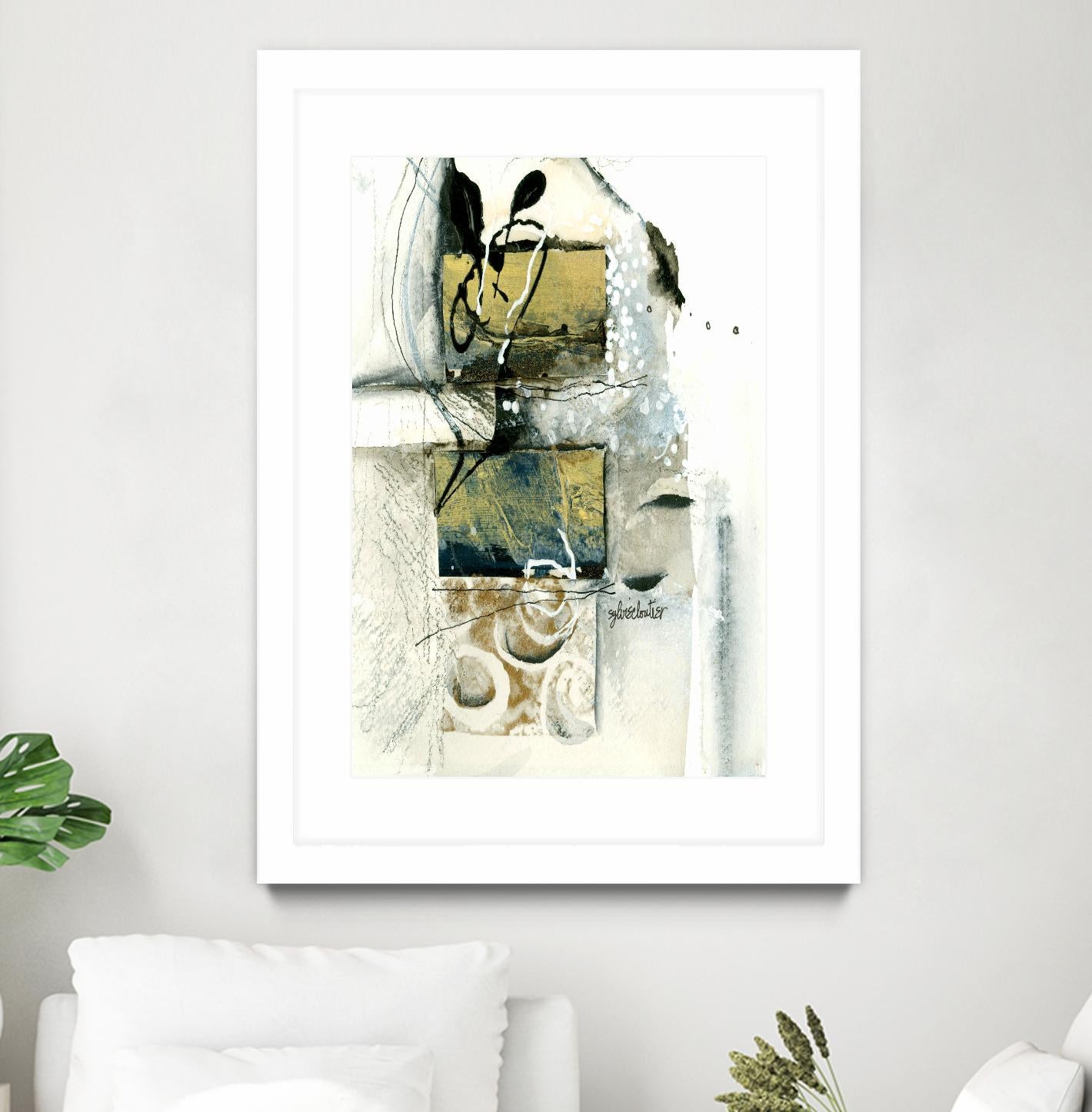 Issue by Sylvie Cloutier on GIANT ART - beige abstract