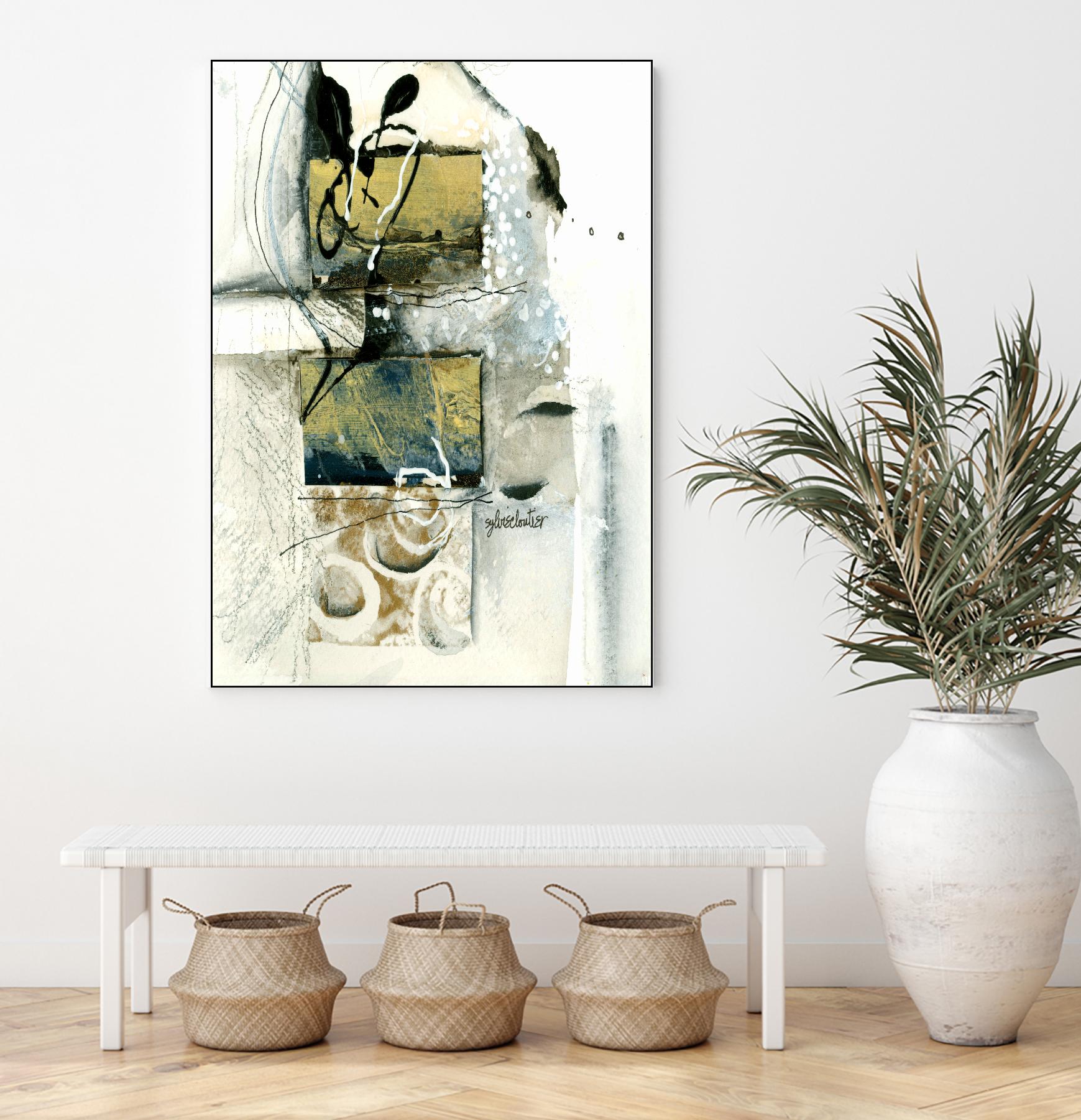 Issue by Sylvie Cloutier on GIANT ART - grey abstract