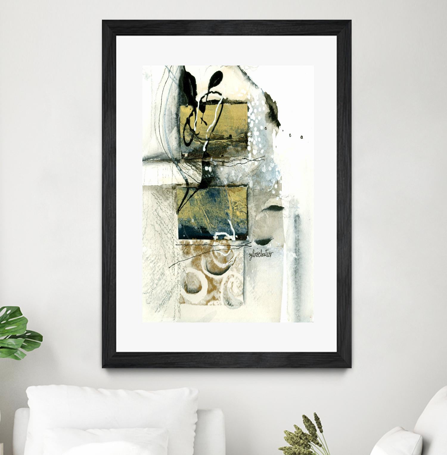 Issue by Sylvie Cloutier on GIANT ART - beige abstract