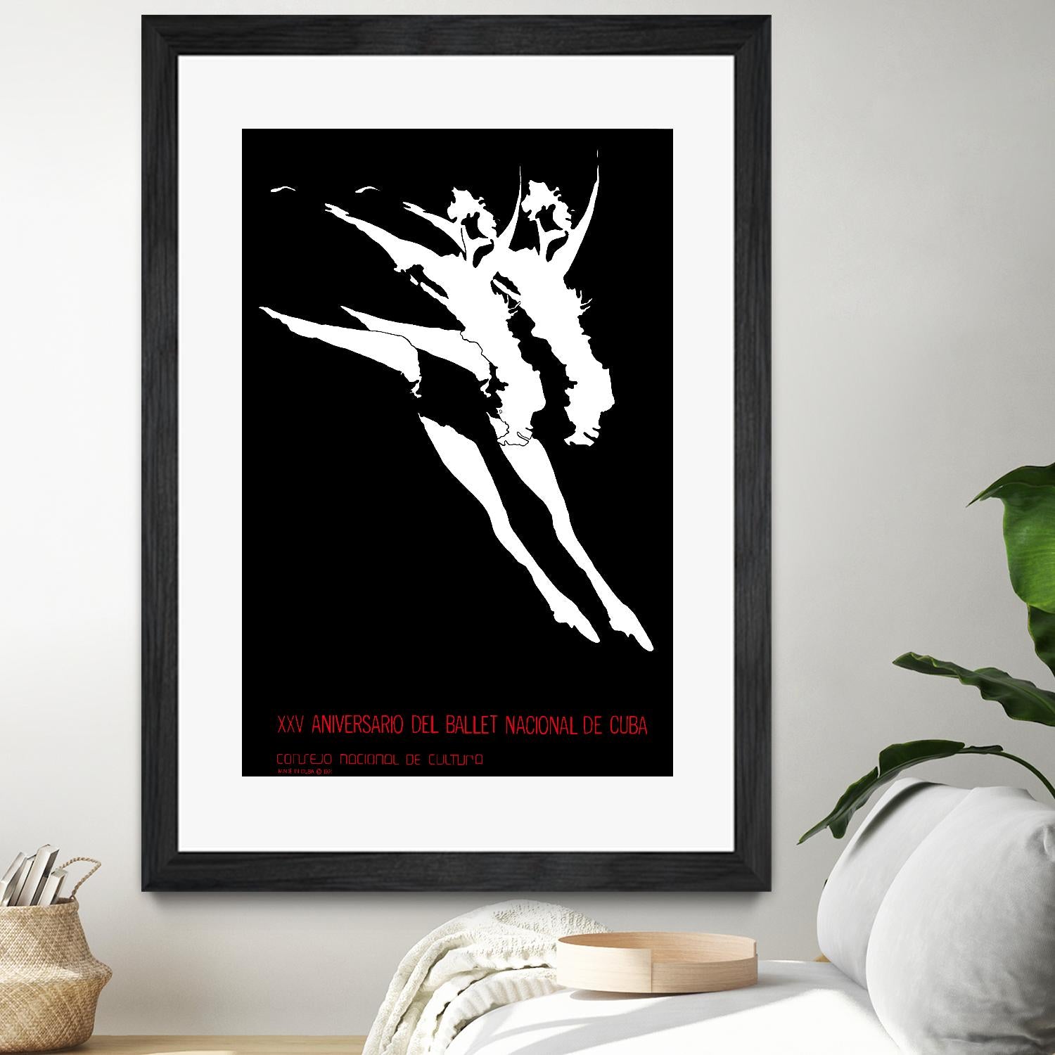 Ballet National de Cuba by Archive on GIANT ART - white black & white dancer