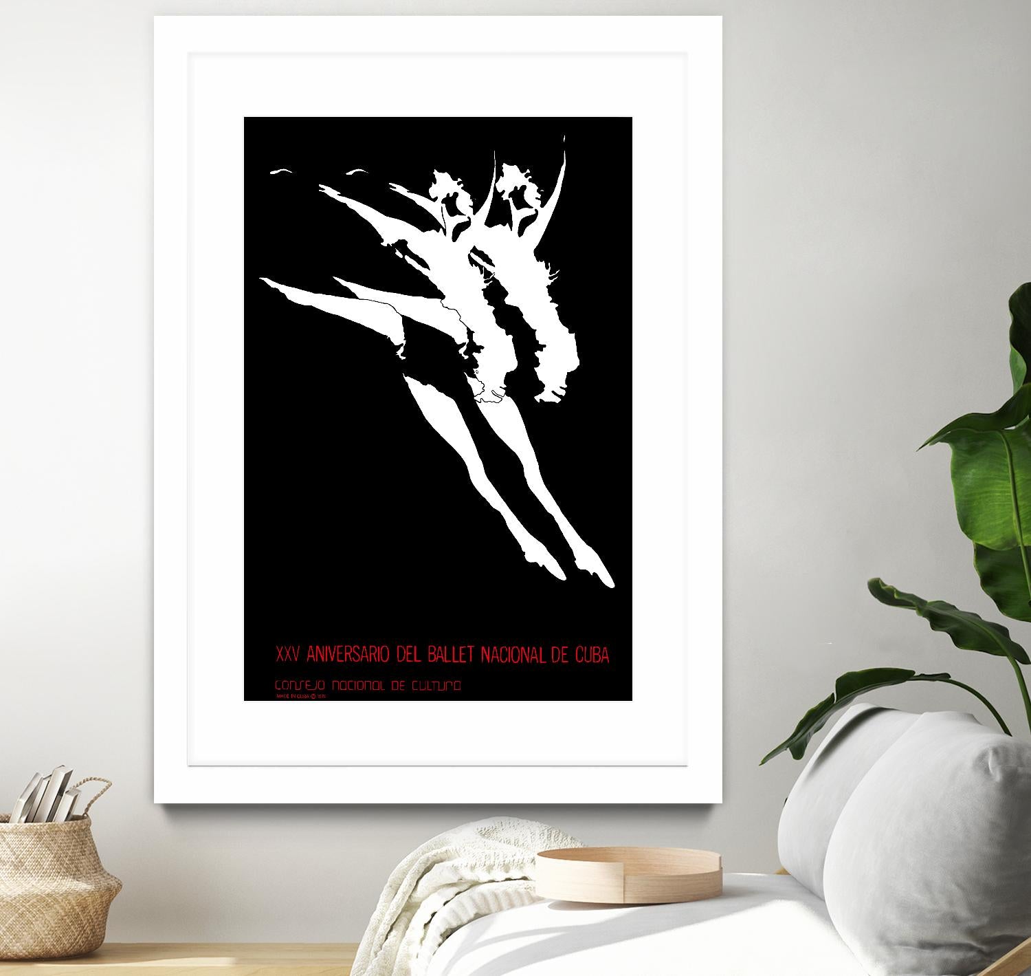 Ballet National de Cuba by Archive on GIANT ART - white black & white dancer