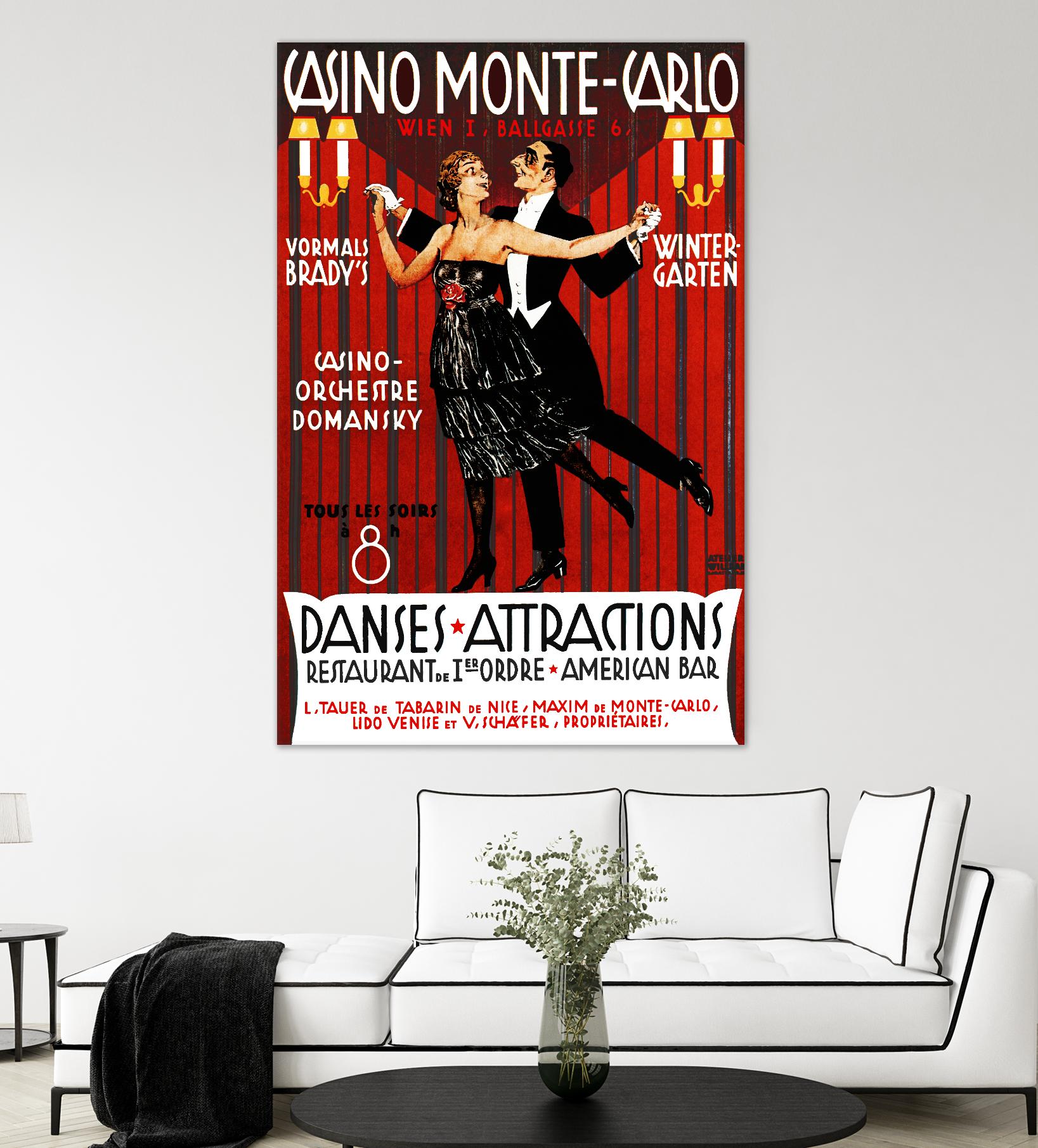 Casino Monte-Carlo by Archive on GIANT ART - black vintage
