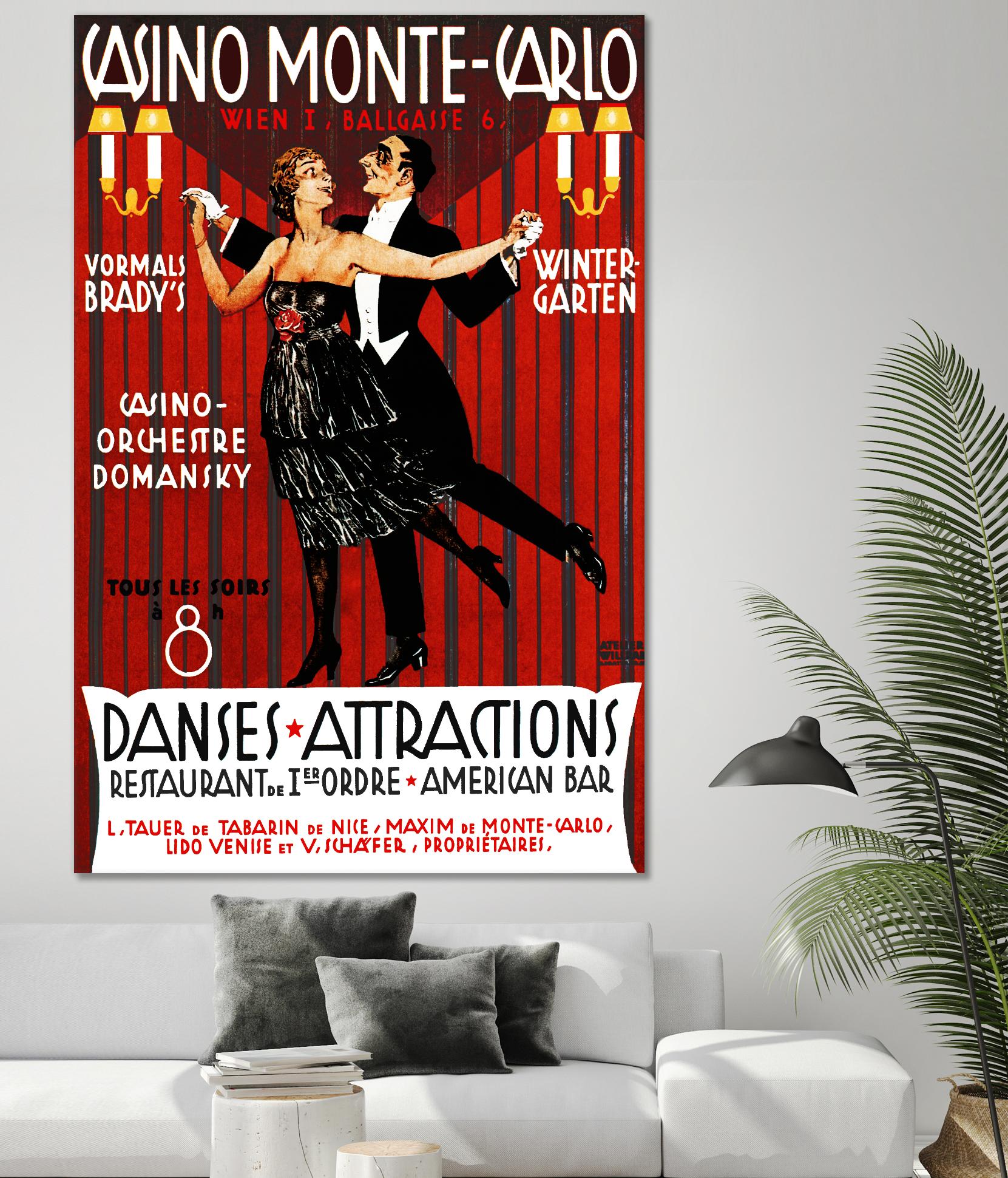 Casino Monte-Carlo by Archive on GIANT ART - black vintage