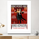 Casino Monte-Carlo by Archive on GIANT ART - red vintage homme et femme