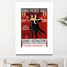 Casino Monte-Carlo by Archive on GIANT ART - red vintage homme et femme