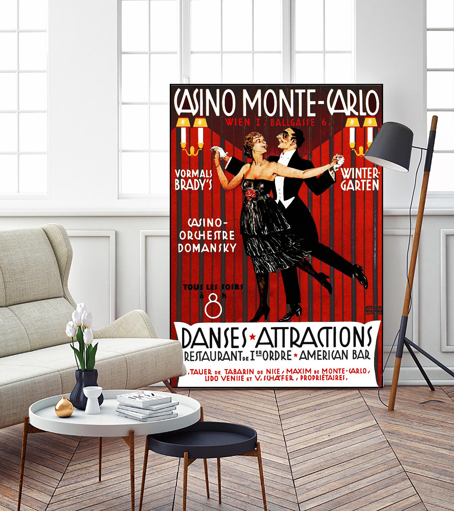 Casino Monte-Carlo by Archive on GIANT ART - black vintage