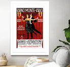 Casino Monte-Carlo by Archive on GIANT ART - red vintage homme et femme