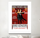 Casino Monte-Carlo by Archive on GIANT ART - red vintage homme et femme