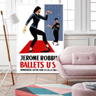 Ballets USA by Archive on GIANT ART - blue vintage