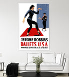 Ballets USA by Archive on GIANT ART - blue vintage