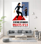 Ballets USA by Archive on GIANT ART - blue vintage