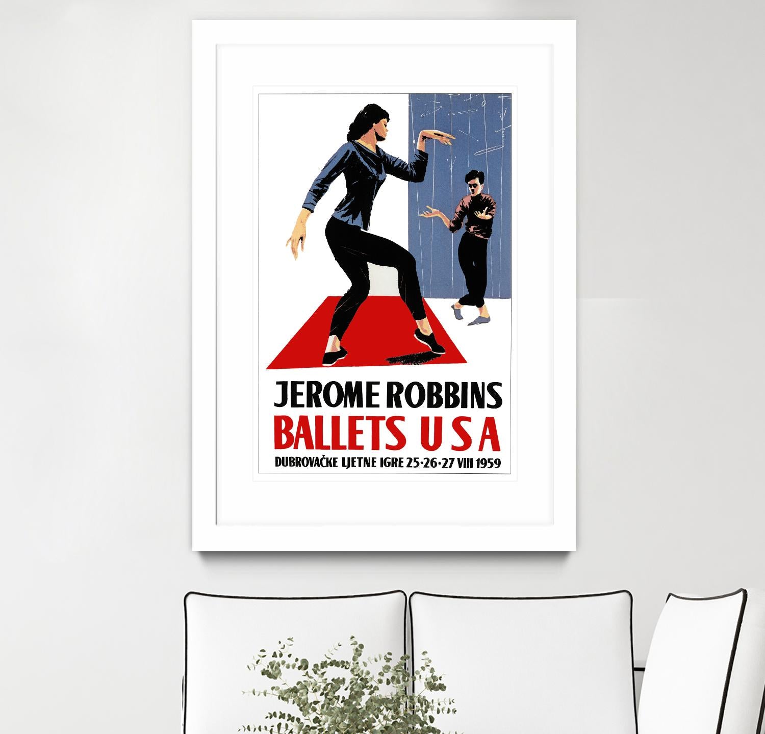 Ballets USA by Archive on GIANT ART - red vintage usa