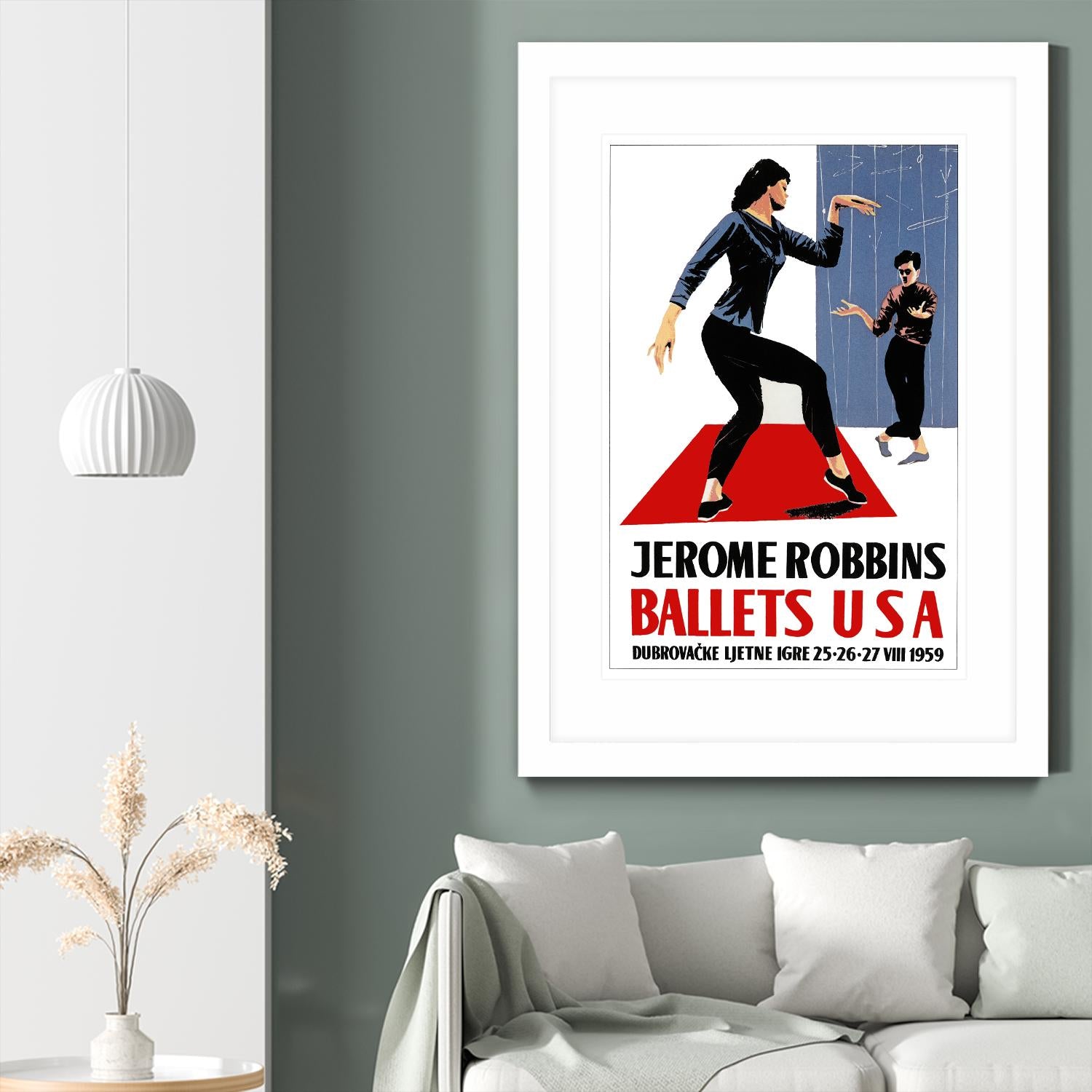 Ballets USA by Archive on GIANT ART - red vintage usa