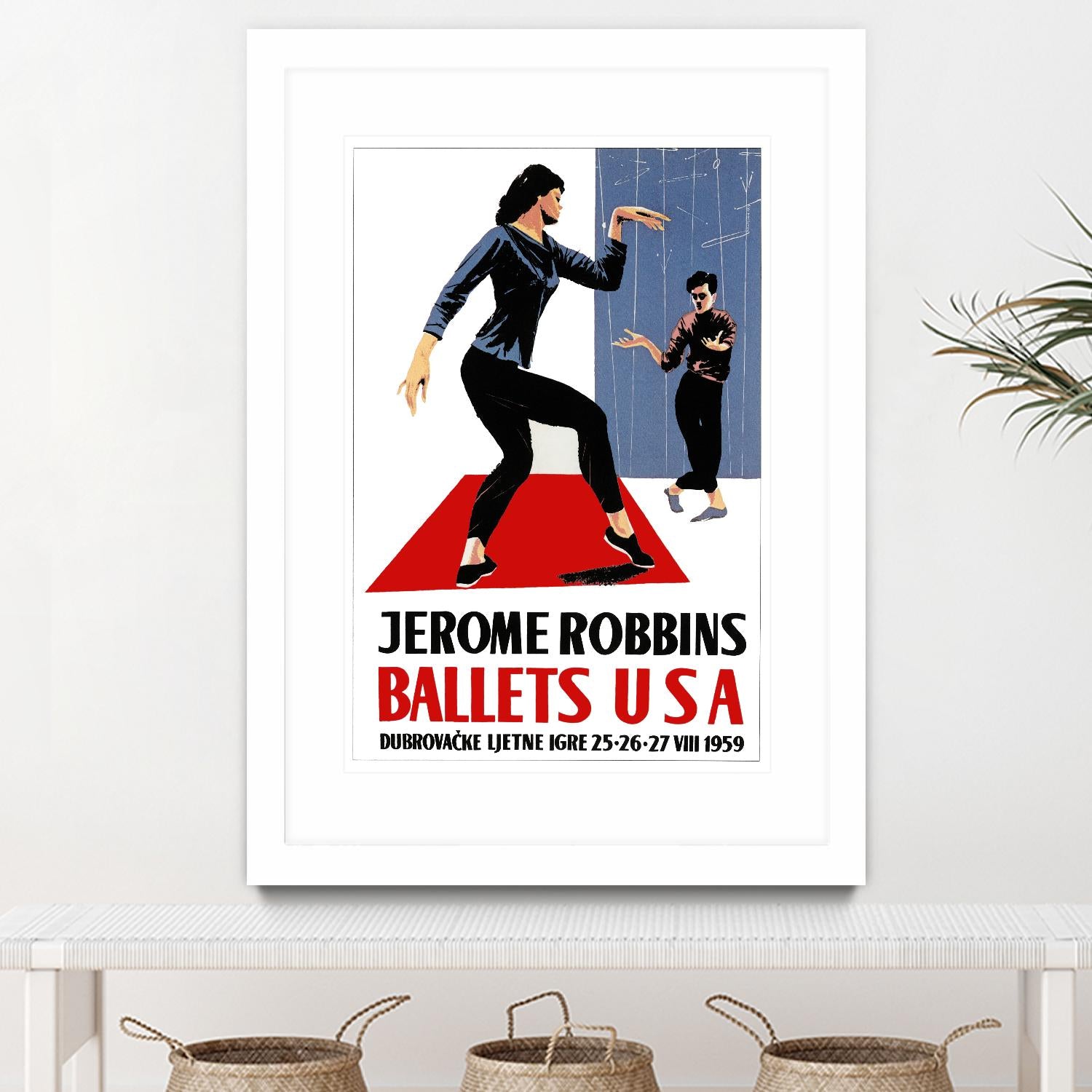 Ballets USA by Archive on GIANT ART - red vintage usa