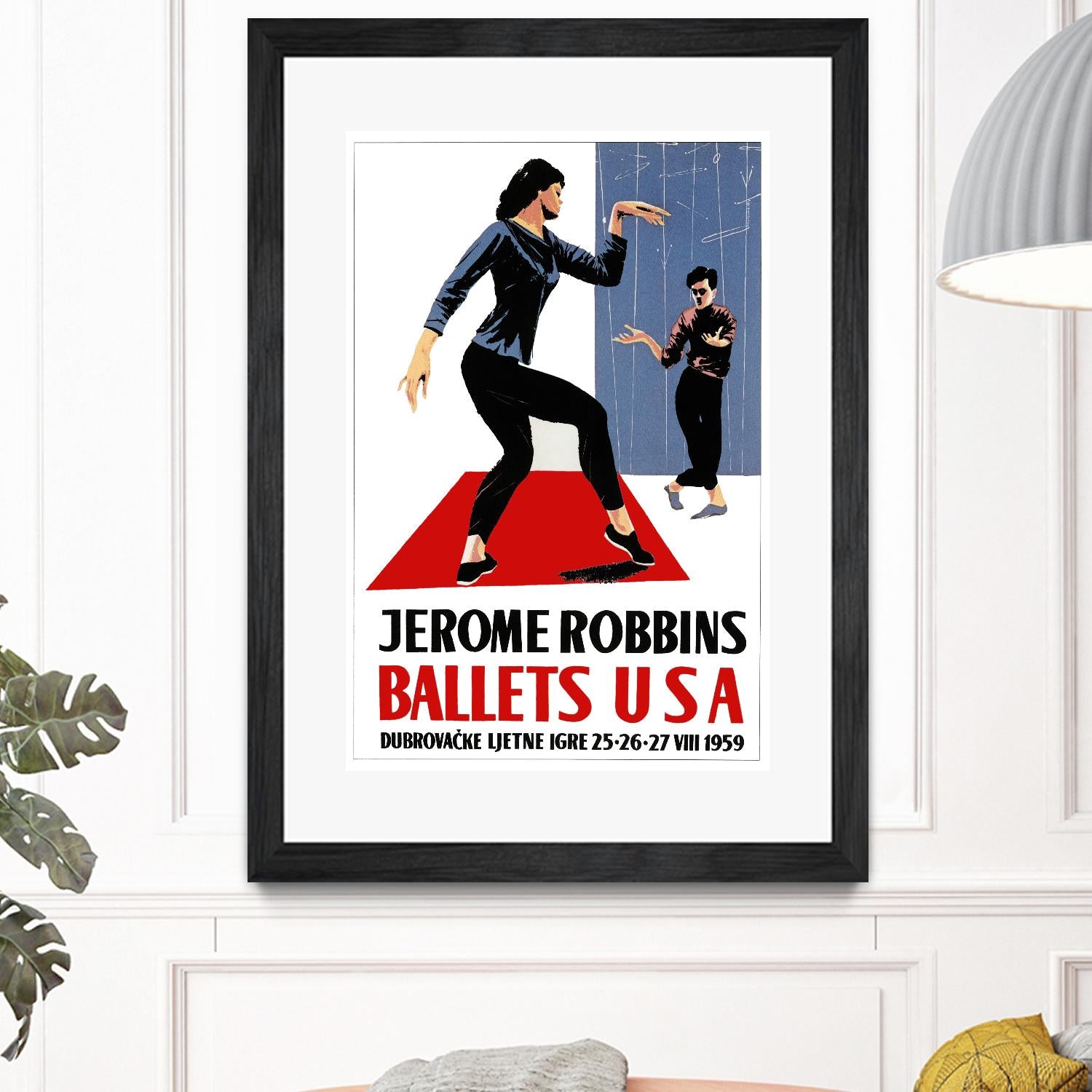 Ballets USA by Archive on GIANT ART - red vintage usa