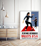 Ballets USA by Archive on GIANT ART - blue vintage