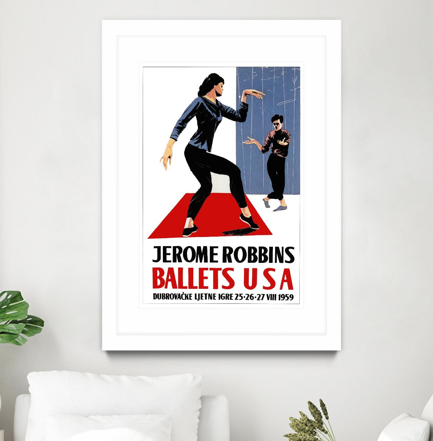 Ballets USA by Archive on GIANT ART - red vintage usa