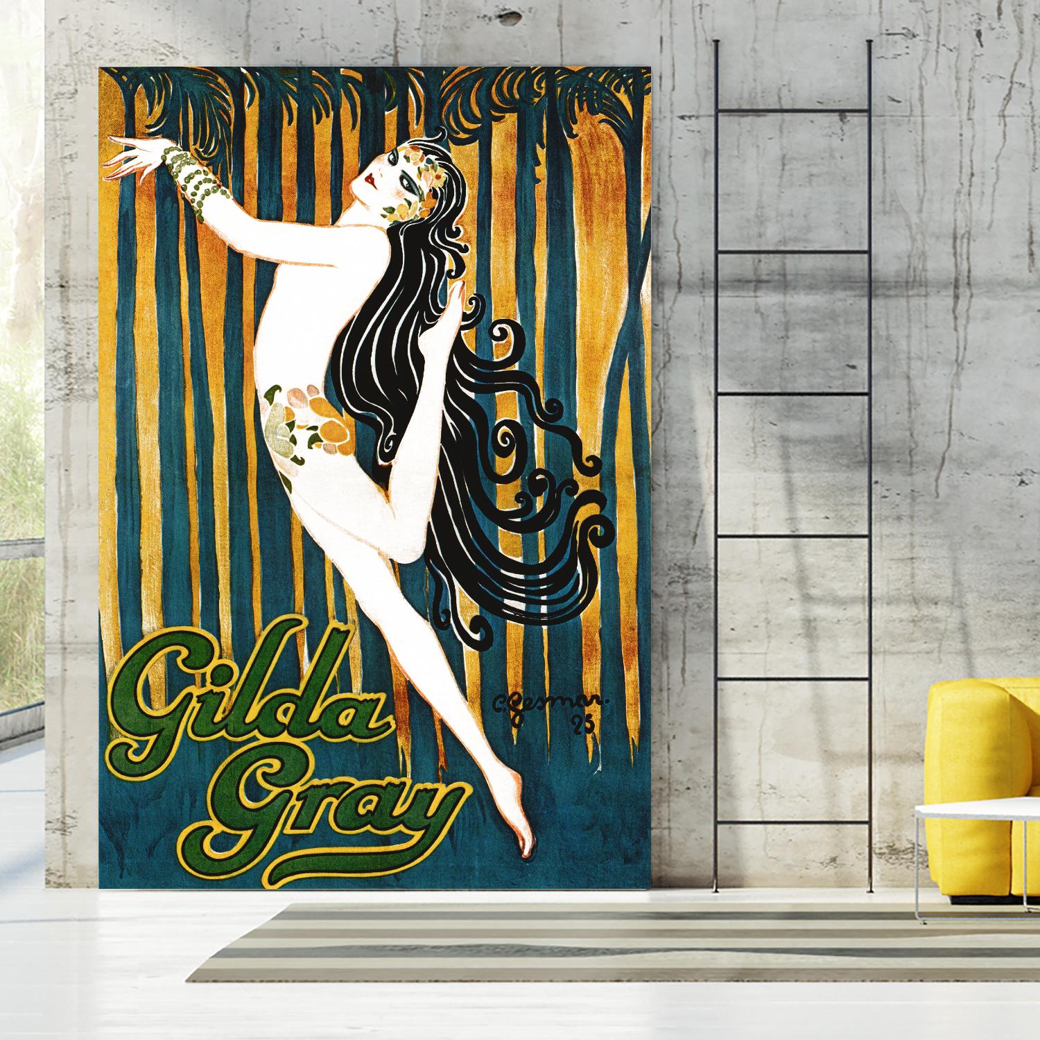 Gilda Gray by Archive on GIANT ART - yellow vintage