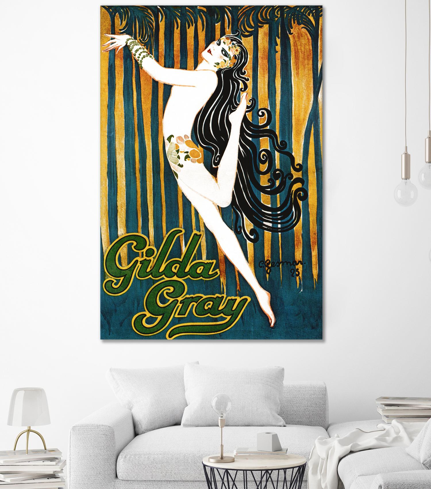 Gilda Gray by Archive on GIANT ART - yellow vintage