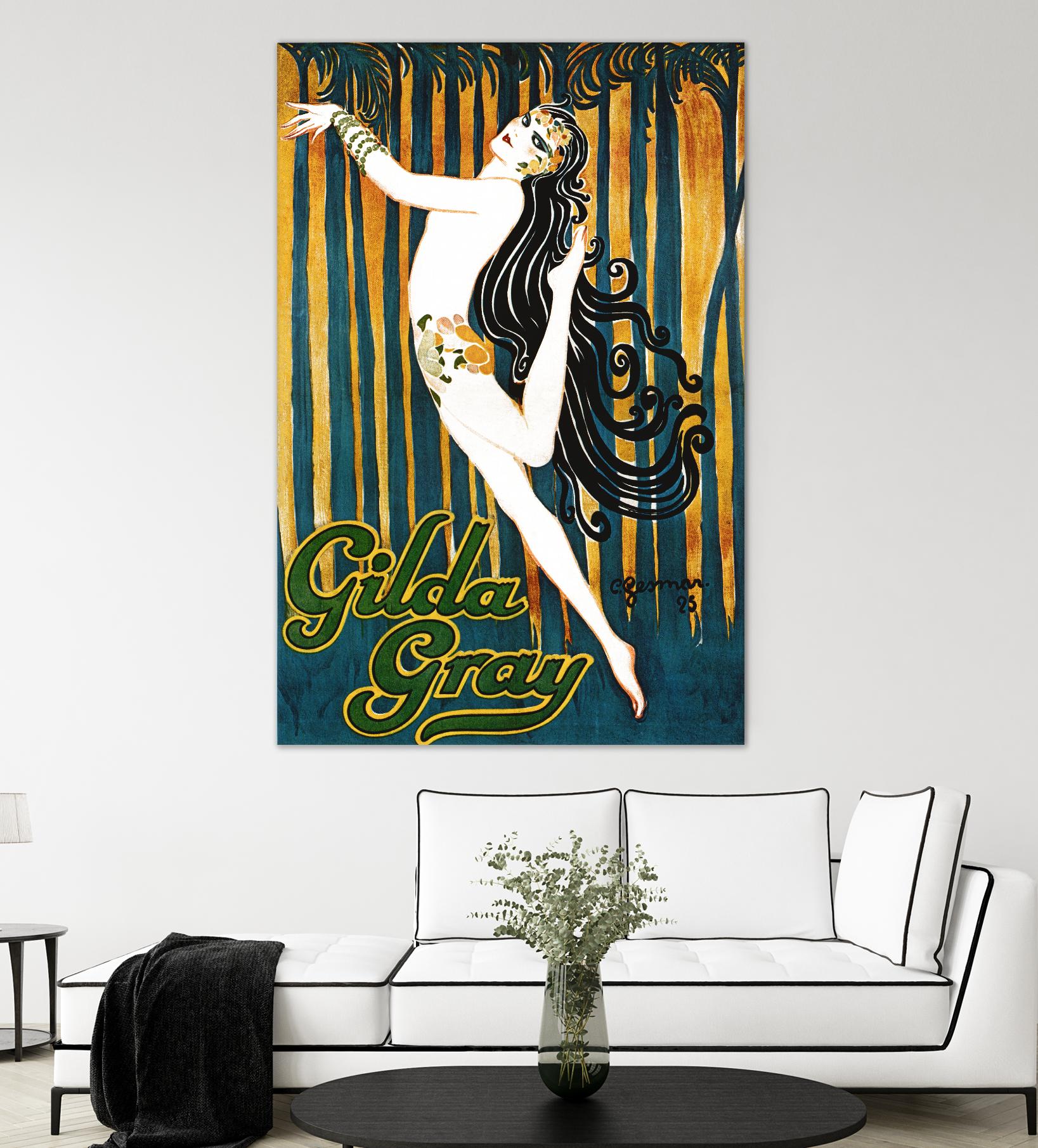 Gilda Gray by Archive on GIANT ART - yellow vintage