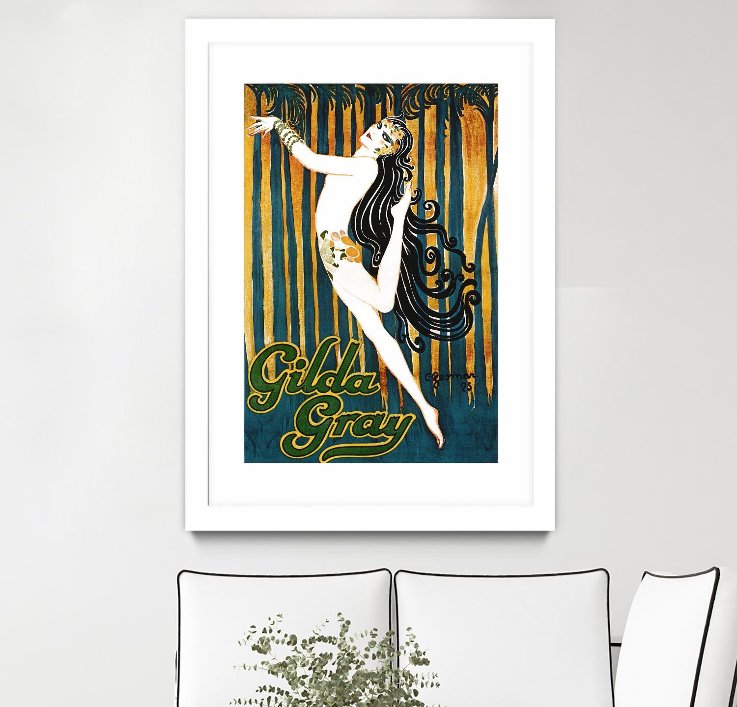 Gilda Gray by Archive on GIANT ART - blue vintage dancer