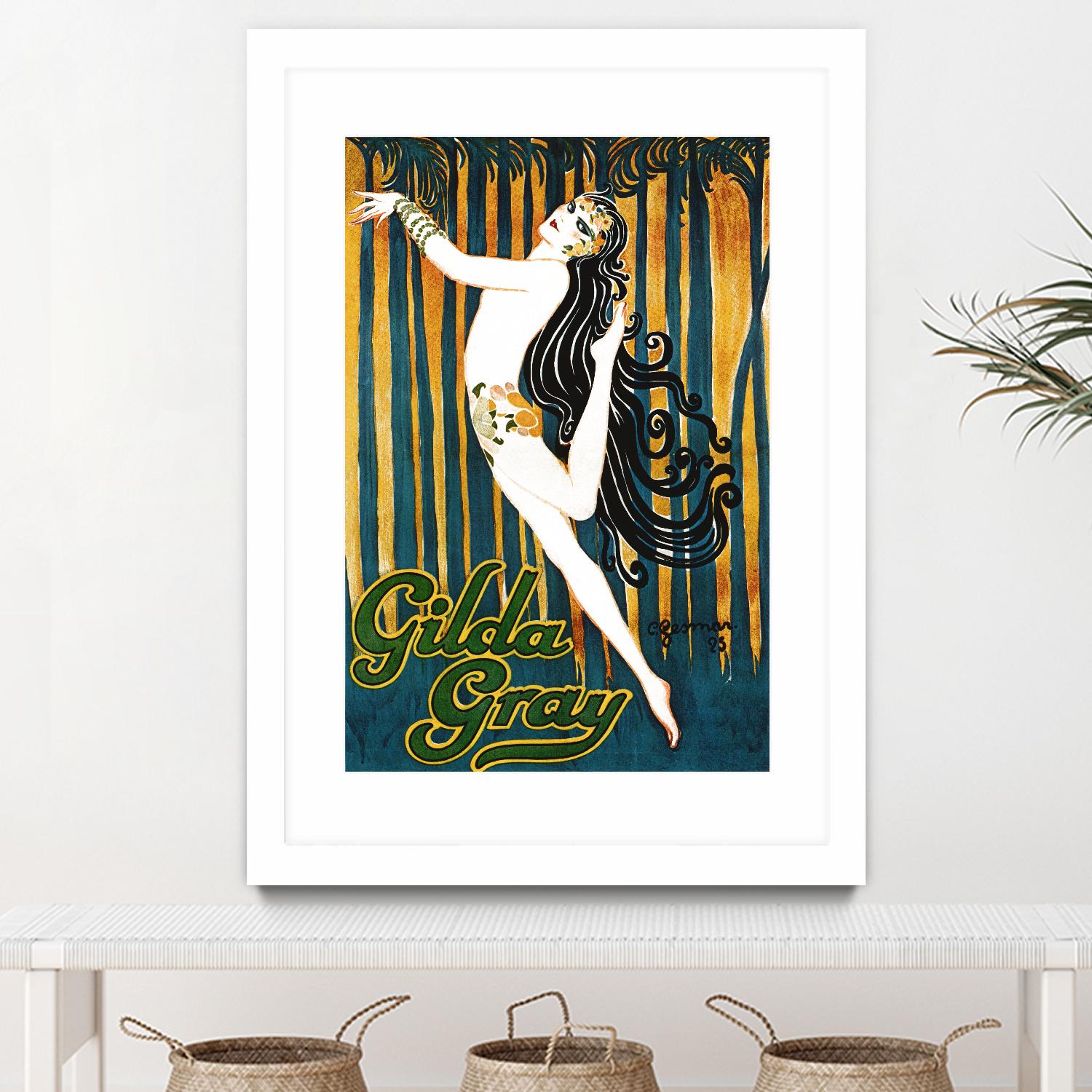 Gilda Gray by Archive on GIANT ART - blue vintage dancer