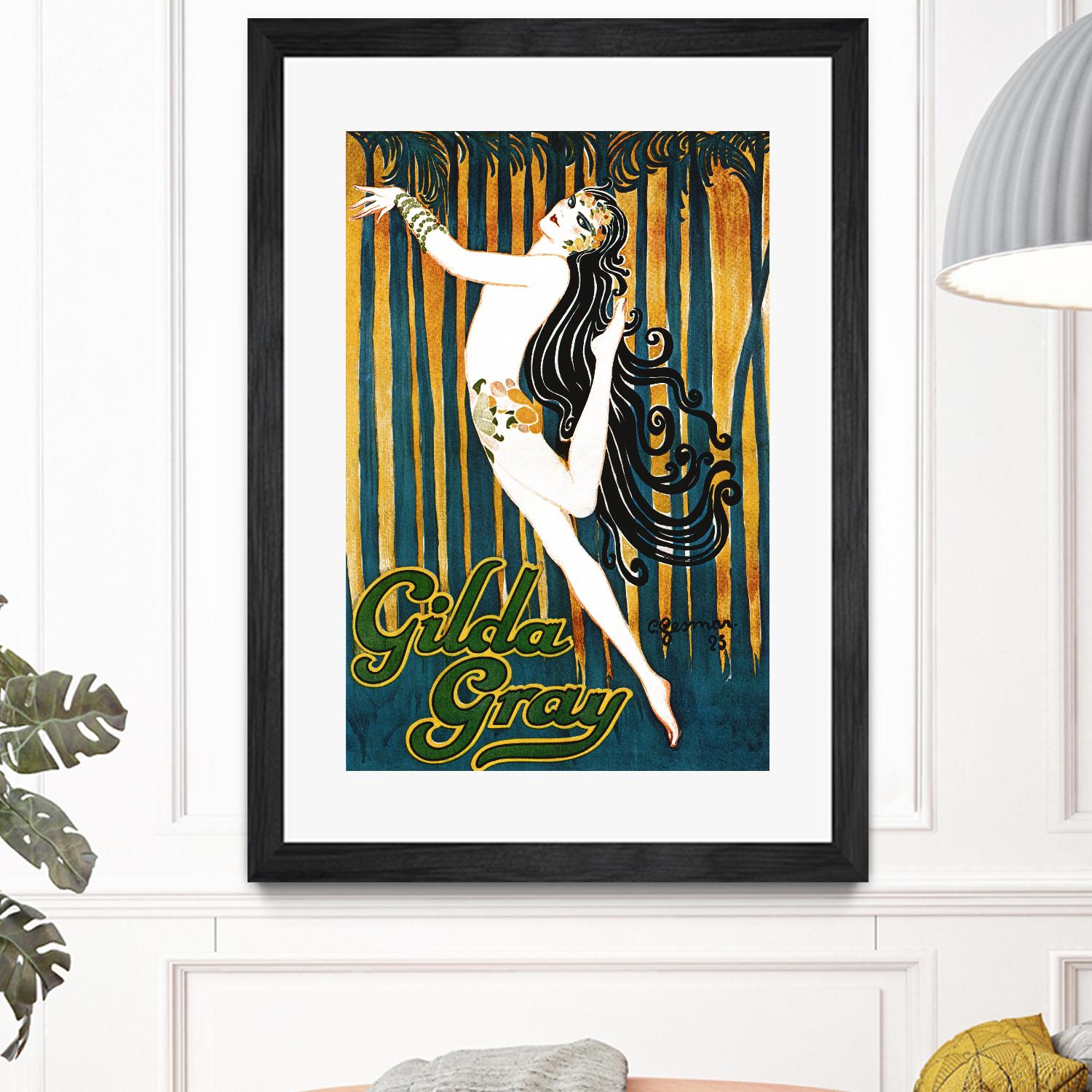 Gilda Gray by Archive on GIANT ART - blue vintage dancer