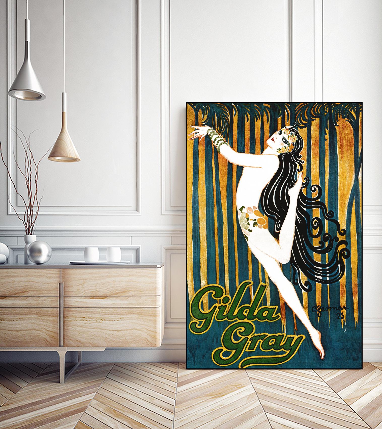 Gilda Gray by Archive on GIANT ART - yellow vintage