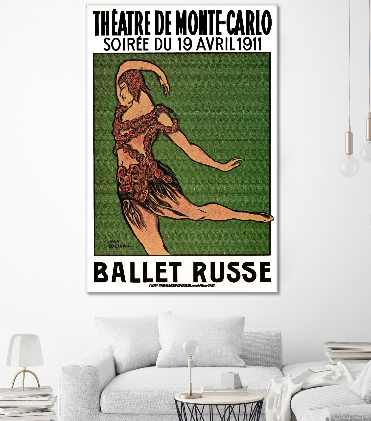 Ballet Russe by Archive on GIANT ART - white vintage