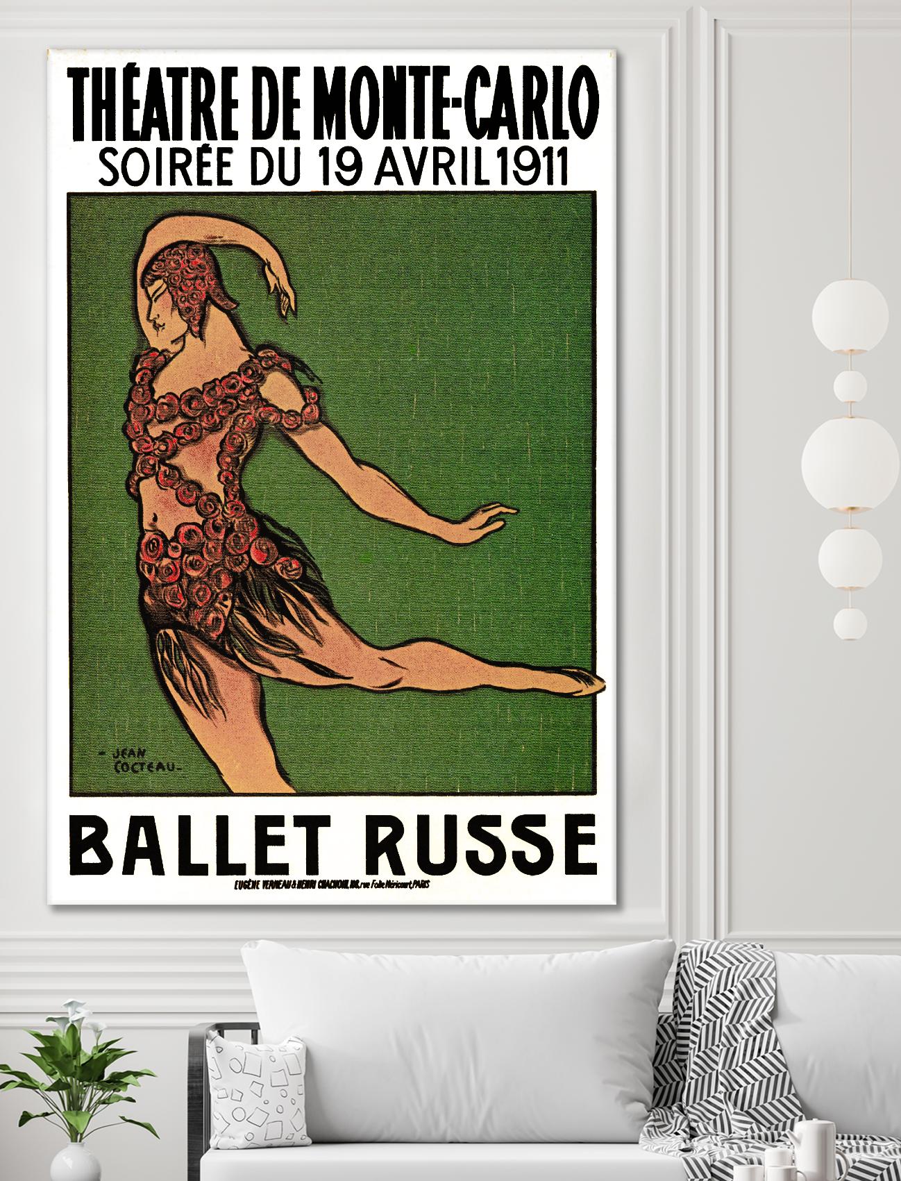 Ballet Russe by Archive on GIANT ART - white vintage