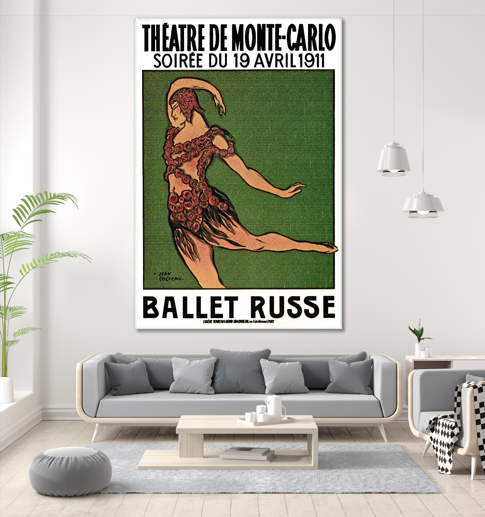 Ballet Russe by Archive on GIANT ART - white vintage