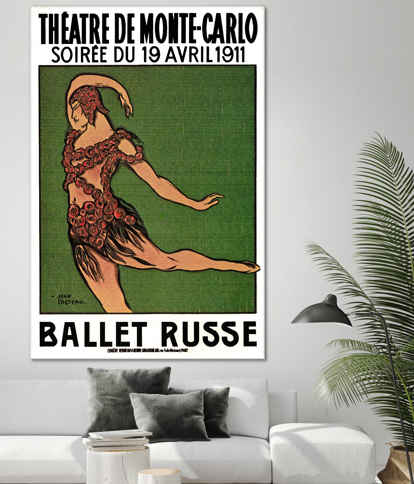 Ballet Russe by Archive on GIANT ART - white vintage