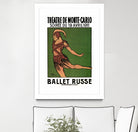 Ballet Russe by Archive on GIANT ART - green vintage dancer