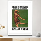 Ballet Russe by Archive on GIANT ART - green vintage dancer