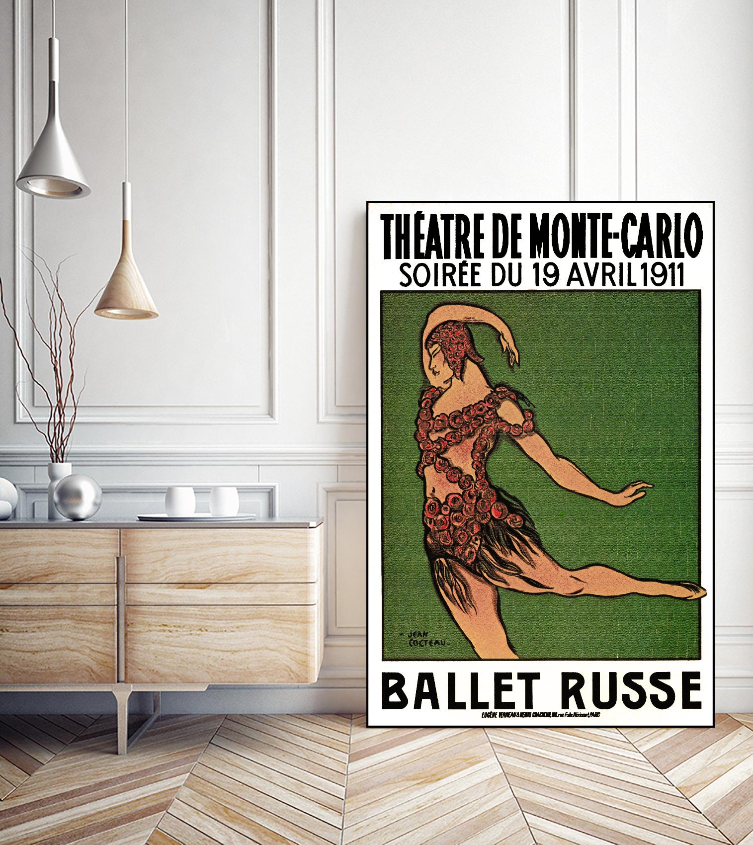 Ballet Russe by Archive on GIANT ART - white vintage