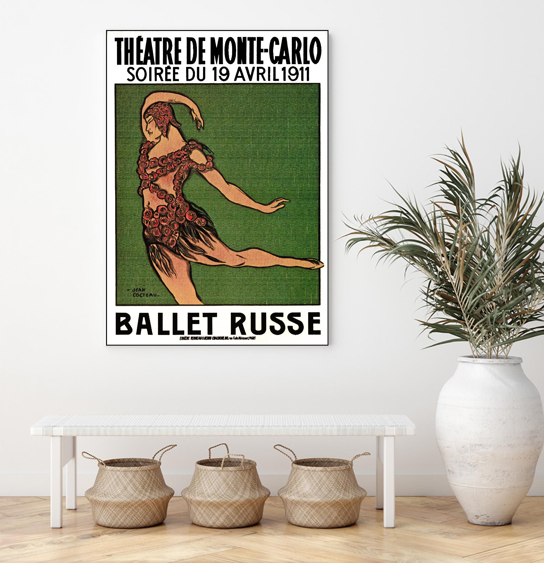 Ballet Russe by Archive on GIANT ART - white vintage