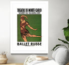 Ballet Russe by Archive on GIANT ART - green vintage dancer