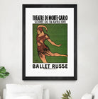 Ballet Russe by Archive on GIANT ART - green vintage dancer