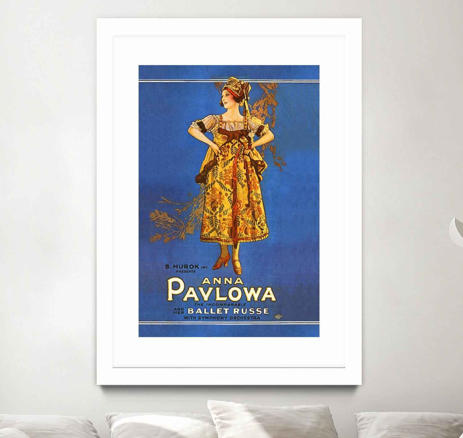 Ballet Russe by Archive on GIANT ART - beige vintage dancer