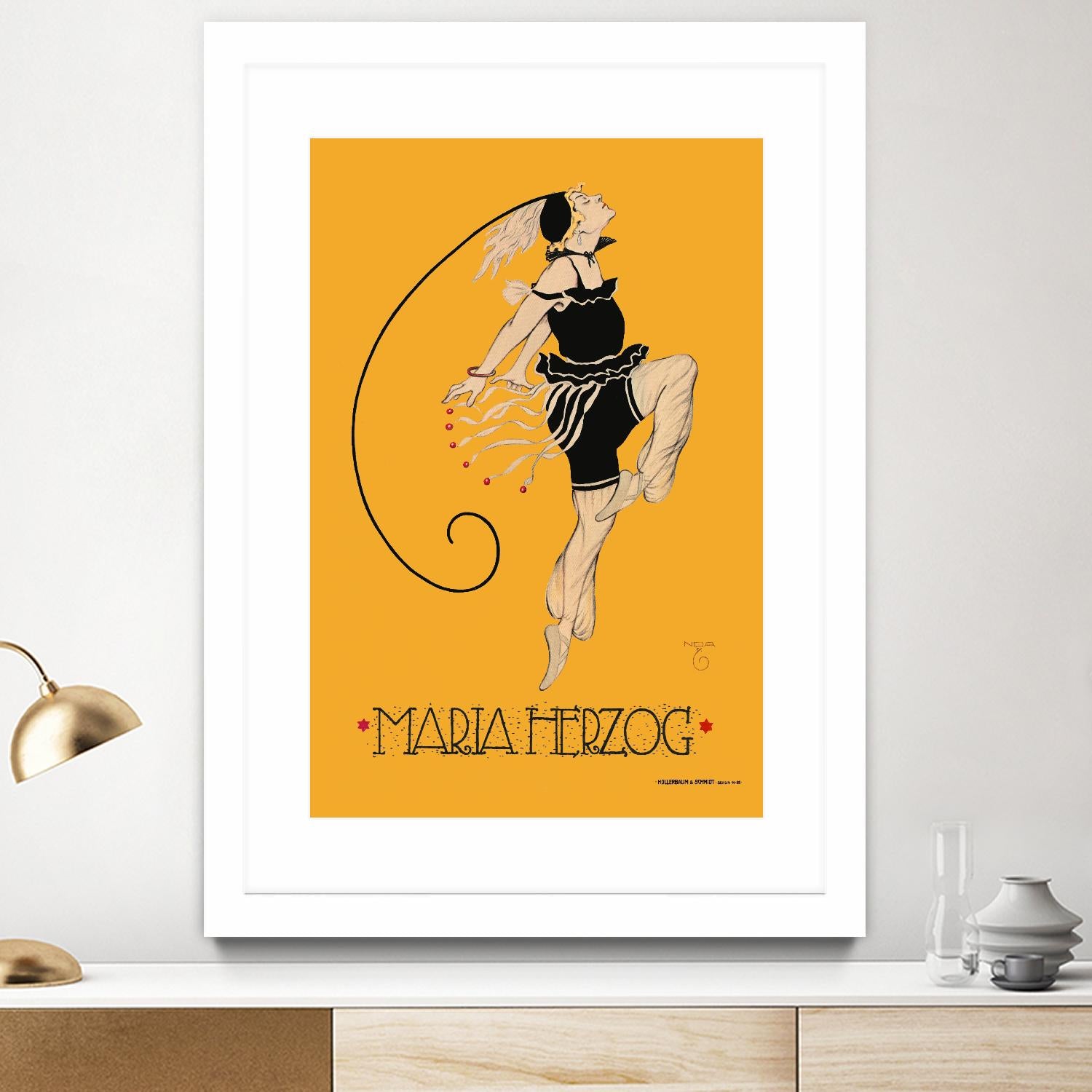 Maria Herzog by Archive on GIANT ART - black vintage dancer