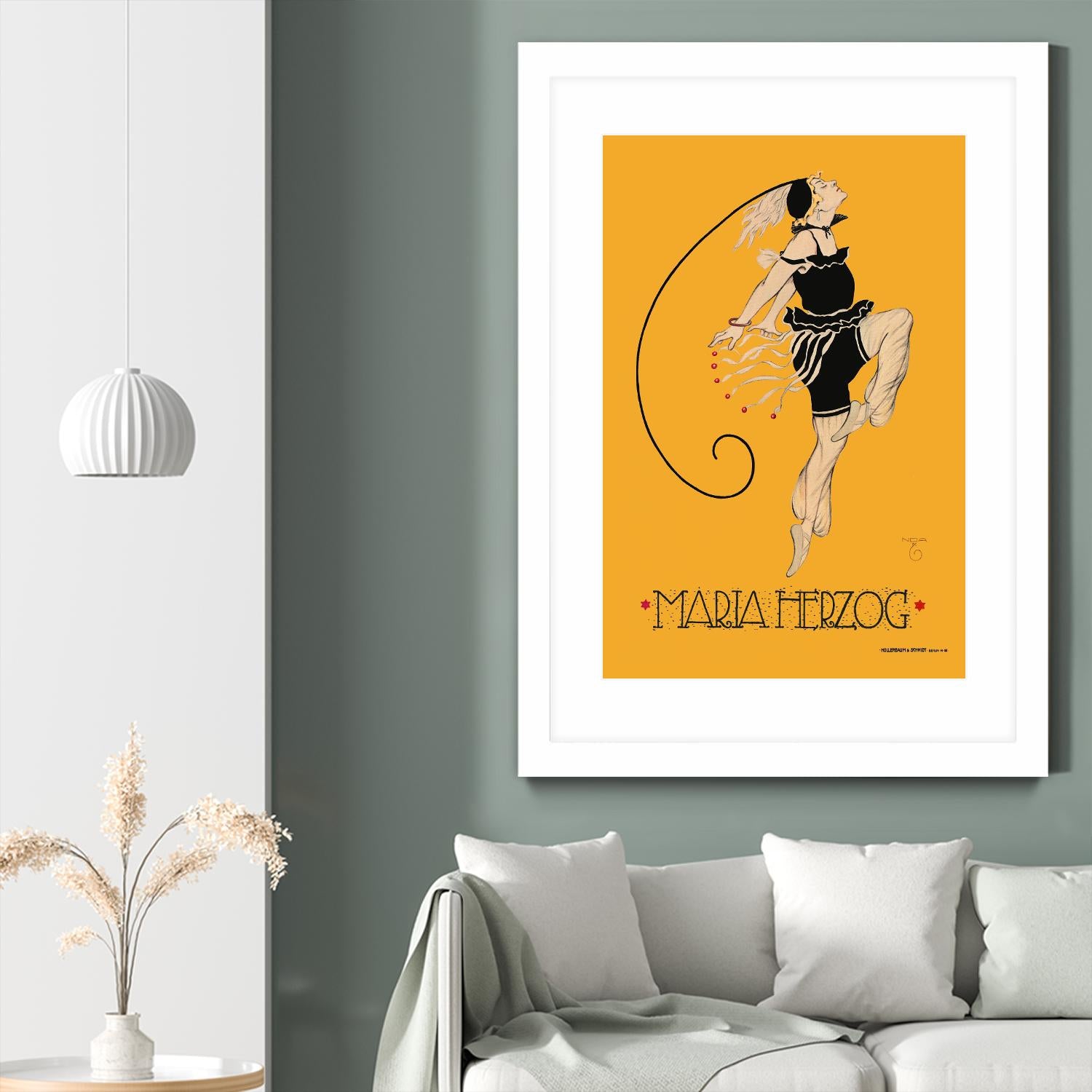 Maria Herzog by Archive on GIANT ART - black vintage dancer